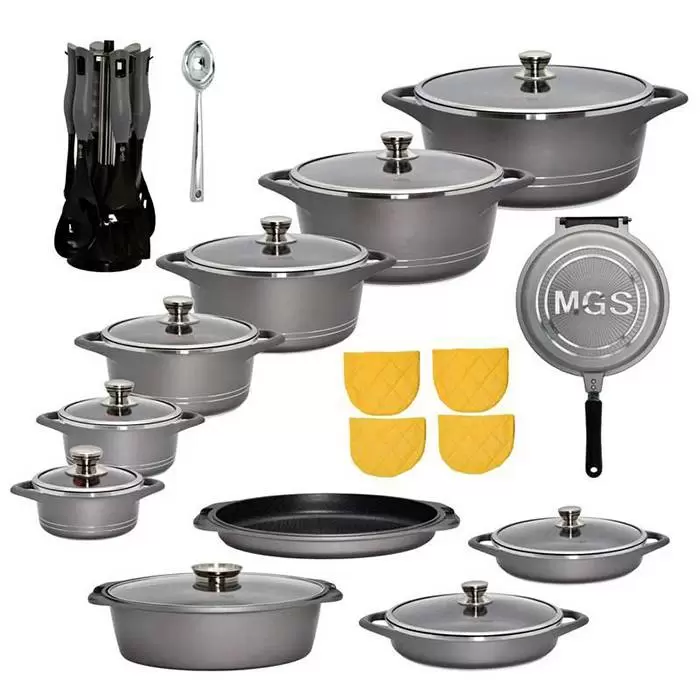 سرویس قابلمه 33 پارچه گرانیت ایتالیاB ام جی اس